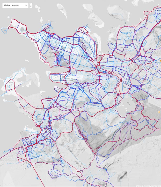 strava heatmap